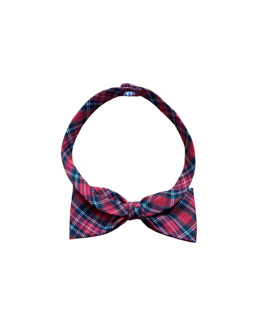 Boys' Bow-Tie in Red Tartan Plaid