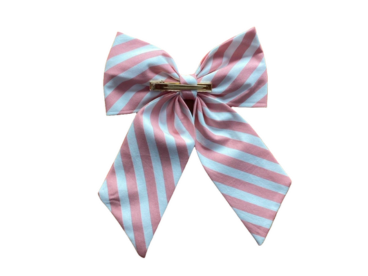 Pretty Women's Bow in Pink Stripe