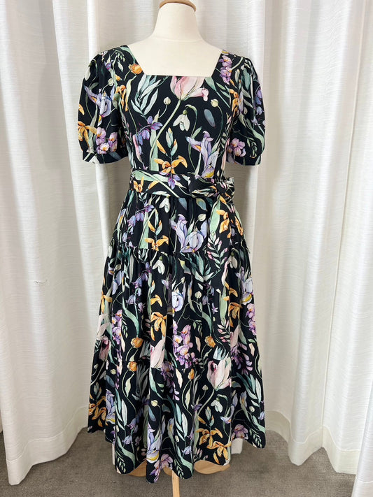 B1: Sample Dress Versa Everywhere Dress with Nursing Zippers in Dark Floral, size XS